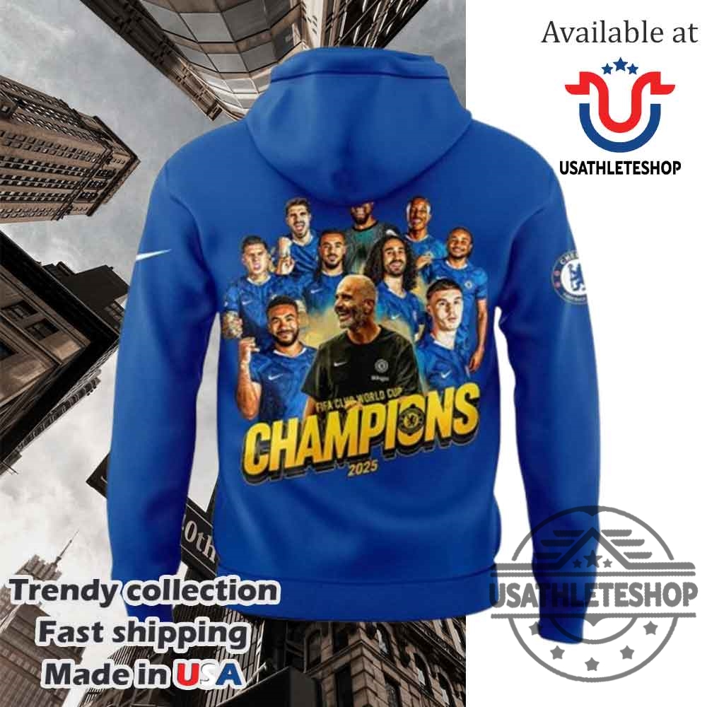 Chelsea Fc Club World Cup Champions 2025 Tshirt 8 Chelsea FC Club World Cup Champions 2025 T-Shirt