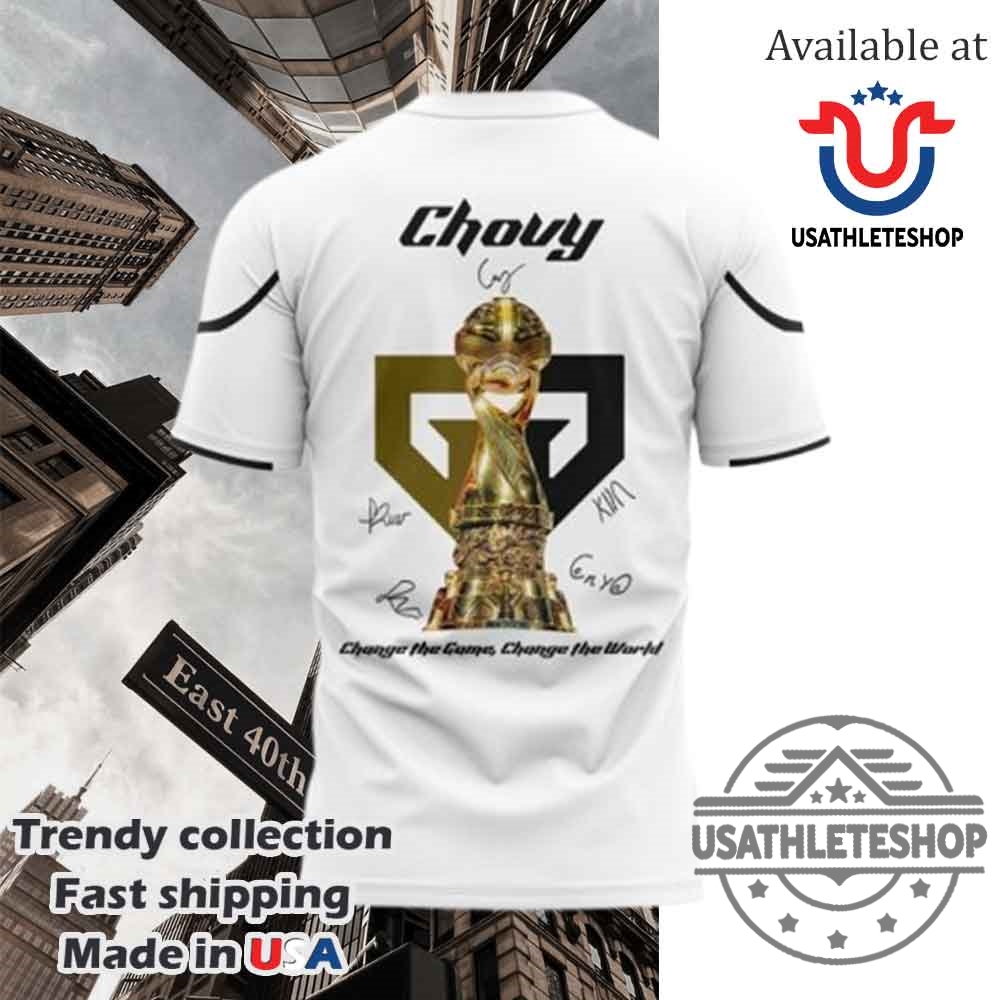 Geng Chovy Champions Esports Tshirt White Fan Apparel 6 GenG Chovy Champions Esports T-Shirt White Fan Apparel