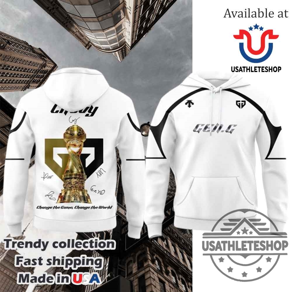 Geng Chovy Champions Esports Tshirt White Fan Apparel 7 GenG Chovy Champions Esports T-Shirt White Fan Apparel