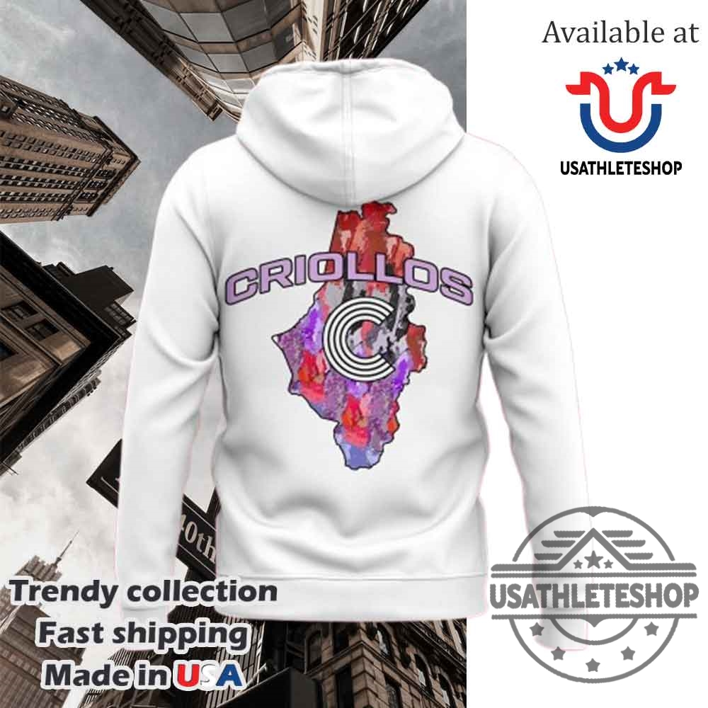 Caguas Criollos Hoodie White Baseball Fan Gear 4 Caguas Criollos Hoodie White Baseball Fan Gear