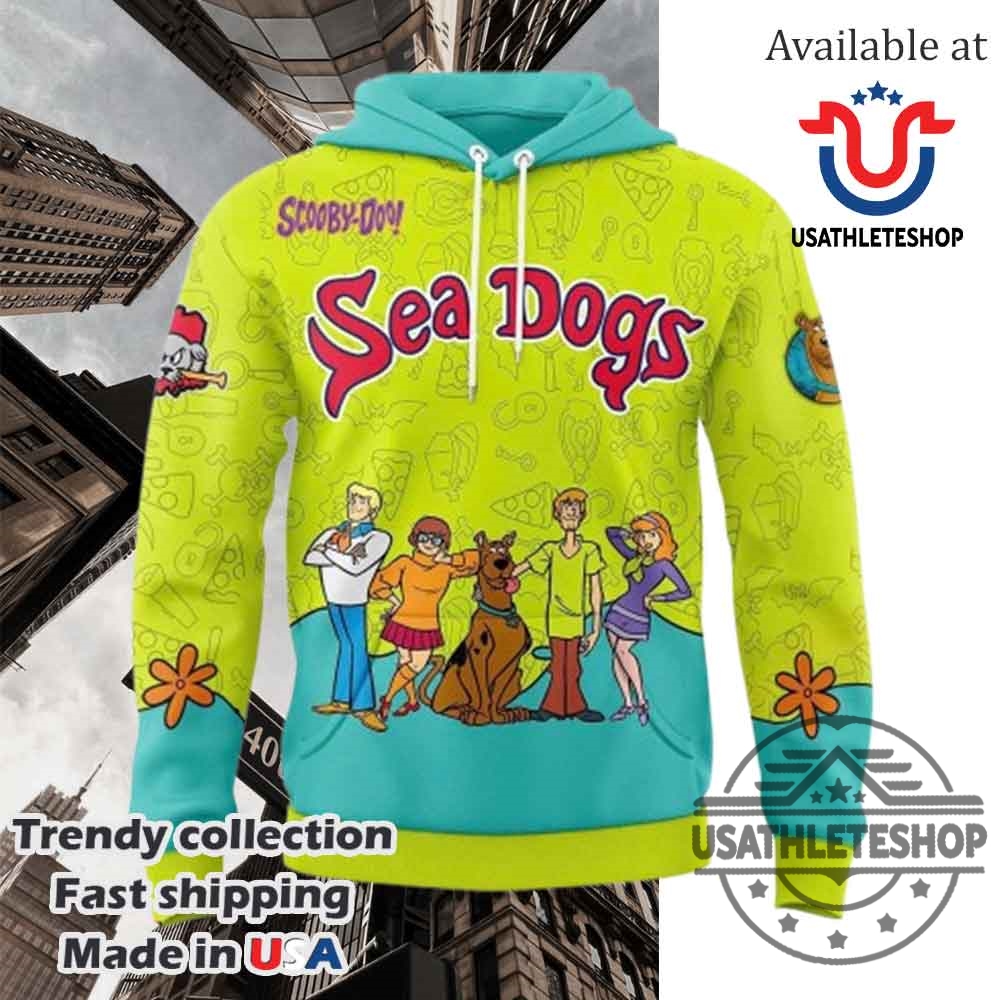 Portland Sea Dogs Scoobydoo Day 2025 All Over Print Hoodie 5 Portland Sea Dogs Scooby-Doo Day 2025 All Over Print Hoodie