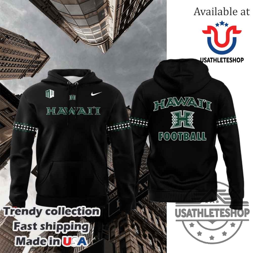 "Top Champion T-Shirts and Hoodies for Sports Fans in 2025" 17 Hawaii Rainbow Warriors Football New Uniforms Hoodie