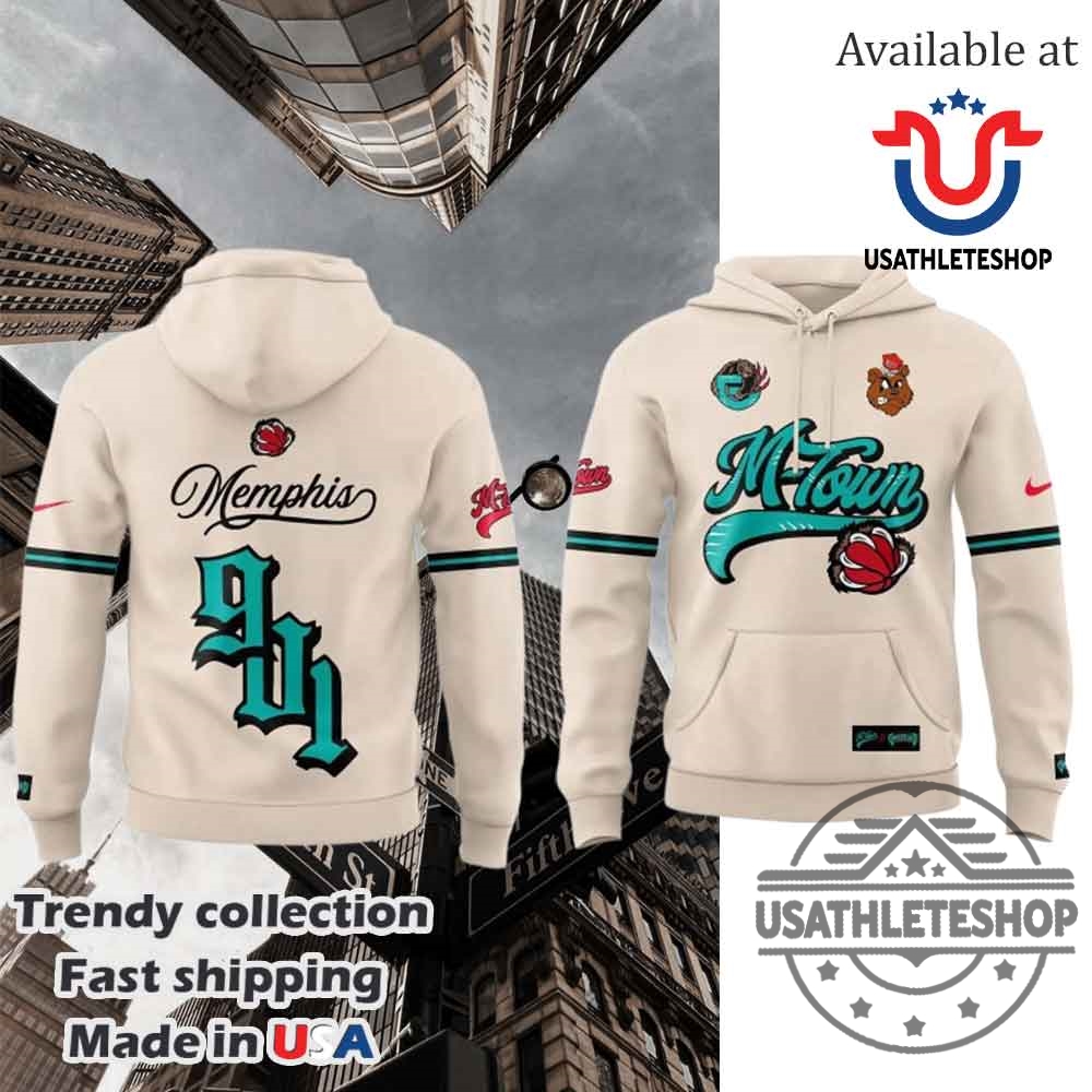 "Top Champion T-Shirts and Hoodies for Sports Fans in 2025" 19 Memphis Grizzlies Mtown 901 Special All Over Print Hoodie