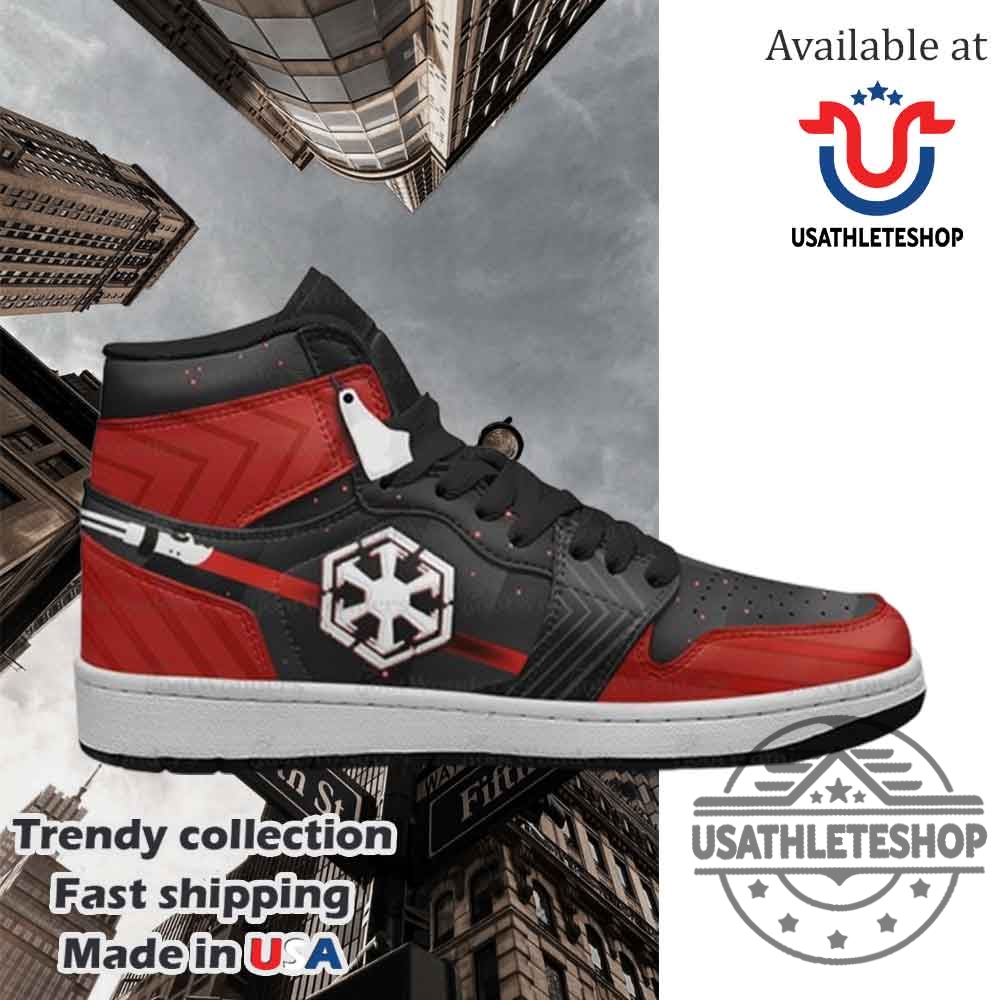 Sith Star Wars Jordan 1 Shoes 4 Sith Star Wars Jordan 1 Shoes