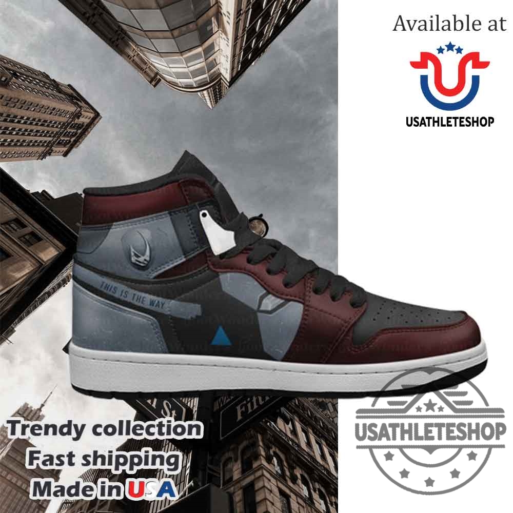 The Mandalorian Star Wars Jordan 1 Shoes 4 The Mandalorian Star Wars Jordan 1 Shoes