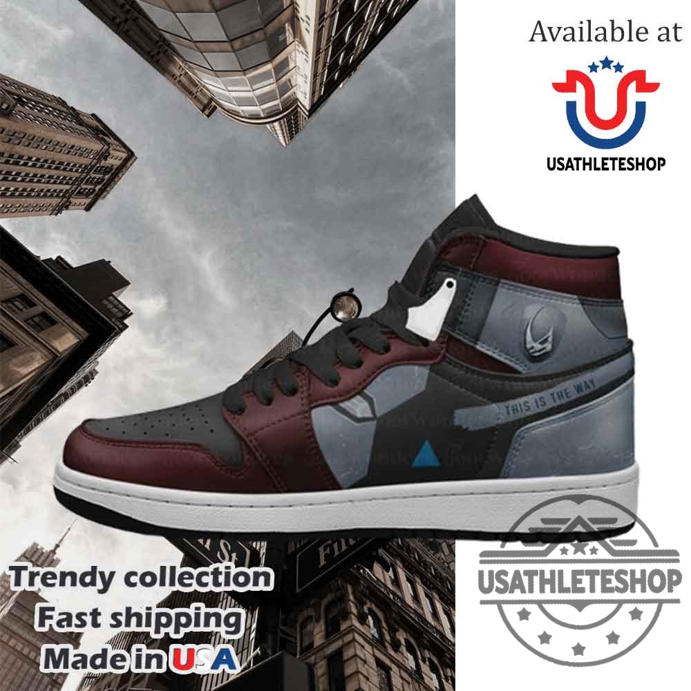 The Mandalorian Star Wars Jordan 1 Shoes 5 The Mandalorian Star Wars Jordan 1 Shoes