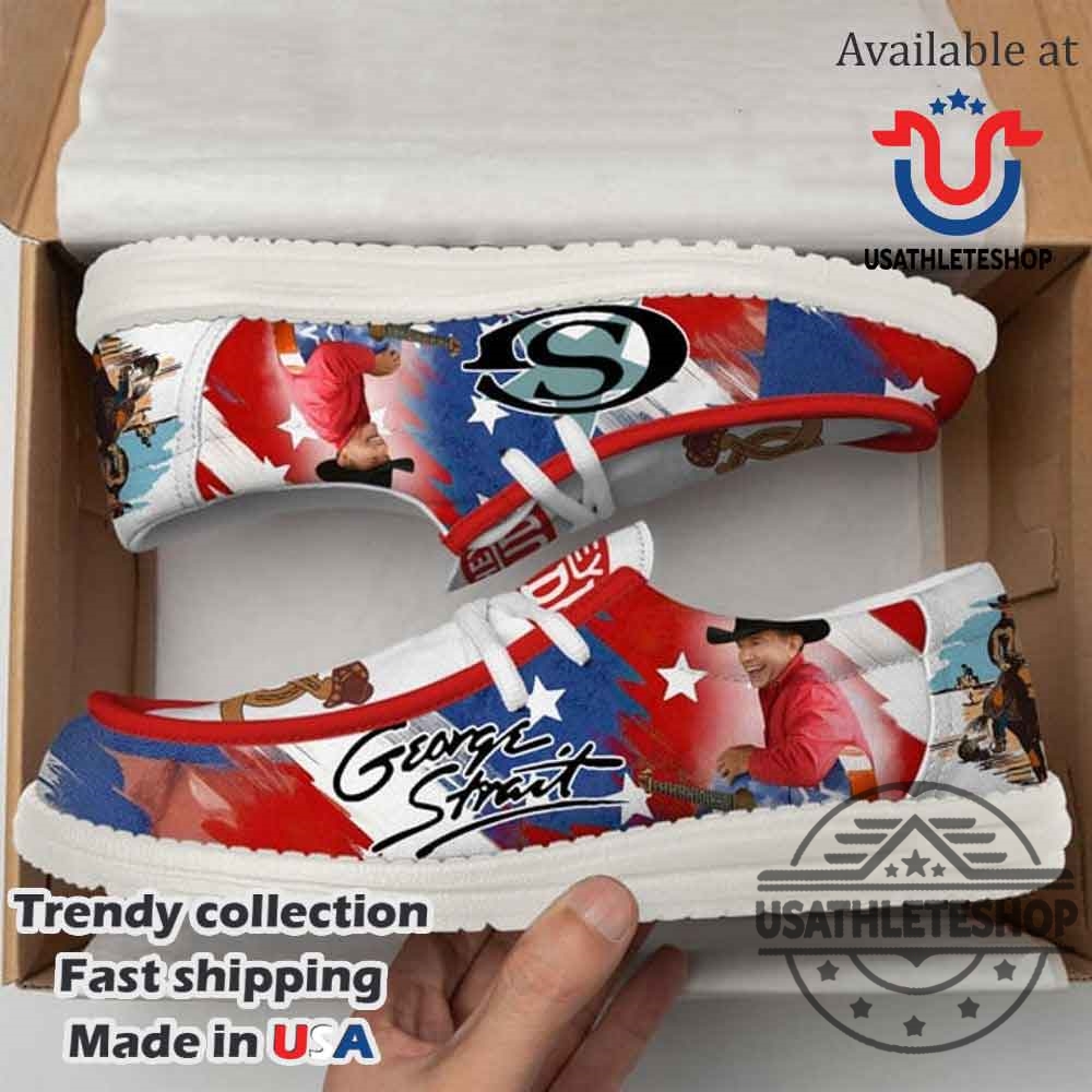 "Epic Star Wars Jordan 1 Shoes: Discover Your Galactic Style Today!" 8 George Strait Happy Independence Day 2025 Loafer Shoes