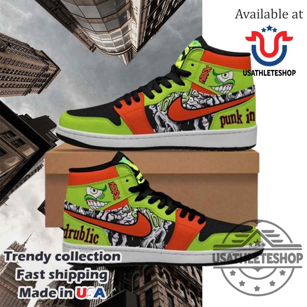 Nofx Punk In Drublic Air Jordan 1 High Top Shoes