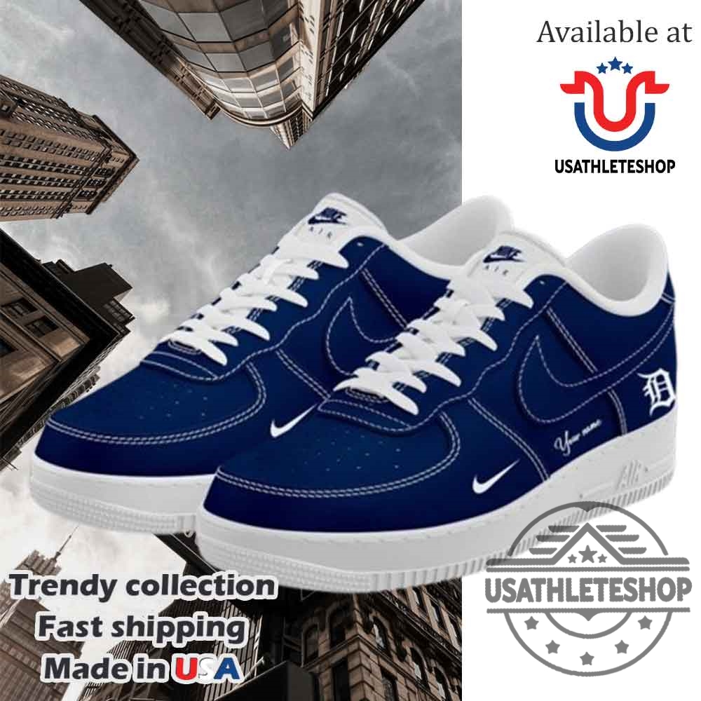 Custom Detroit Tigers For Fan Air Force 1 Sneakers 3 Custom Detroit Tigers For Fan Air Force 1 Sneakers