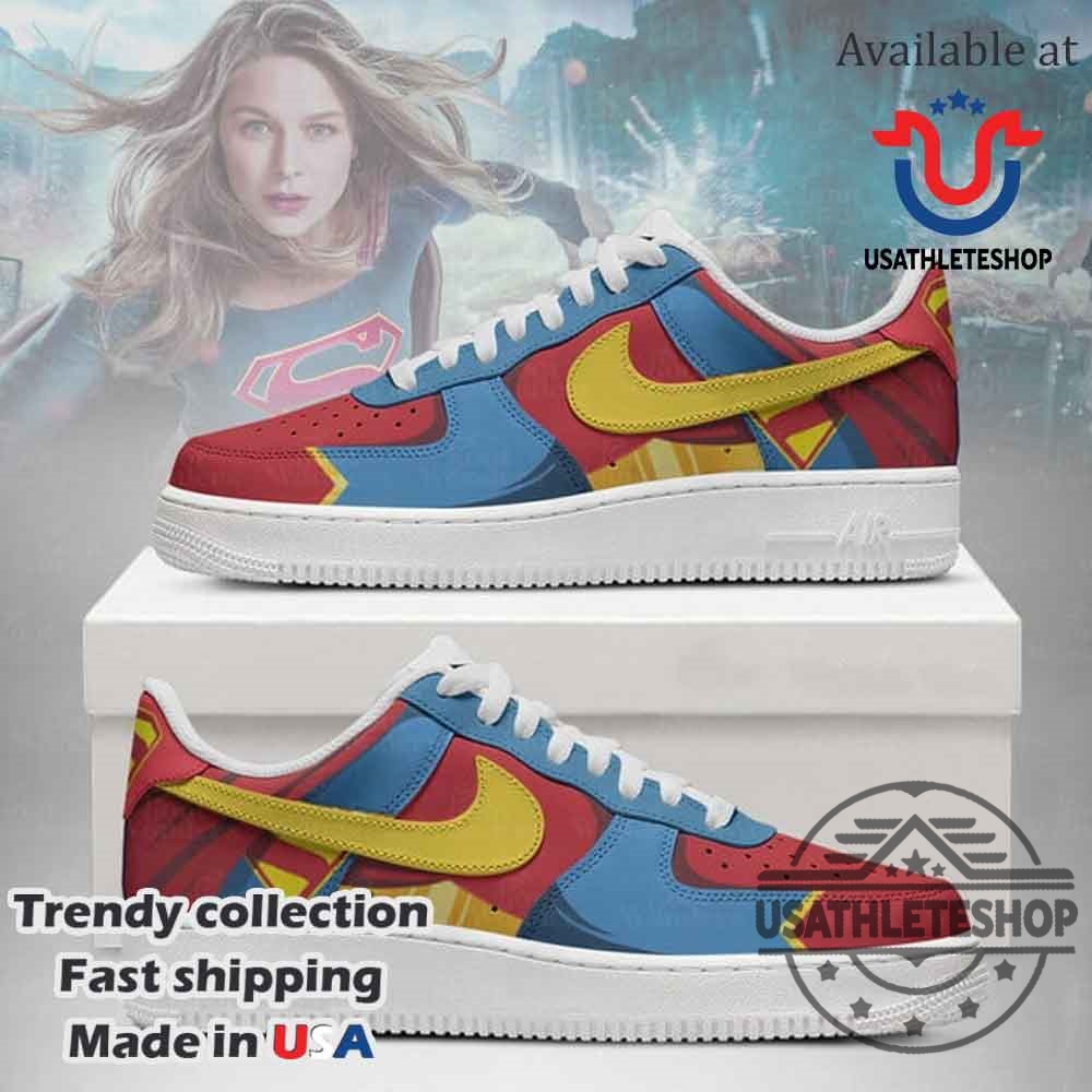 Supergirl Superman Nike Air Force 1 Shoes