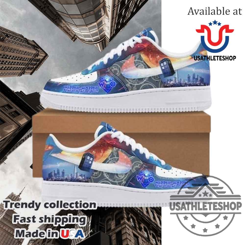Doctor Who Tardis Limited Edition Nike Air Force 1 Shoes
