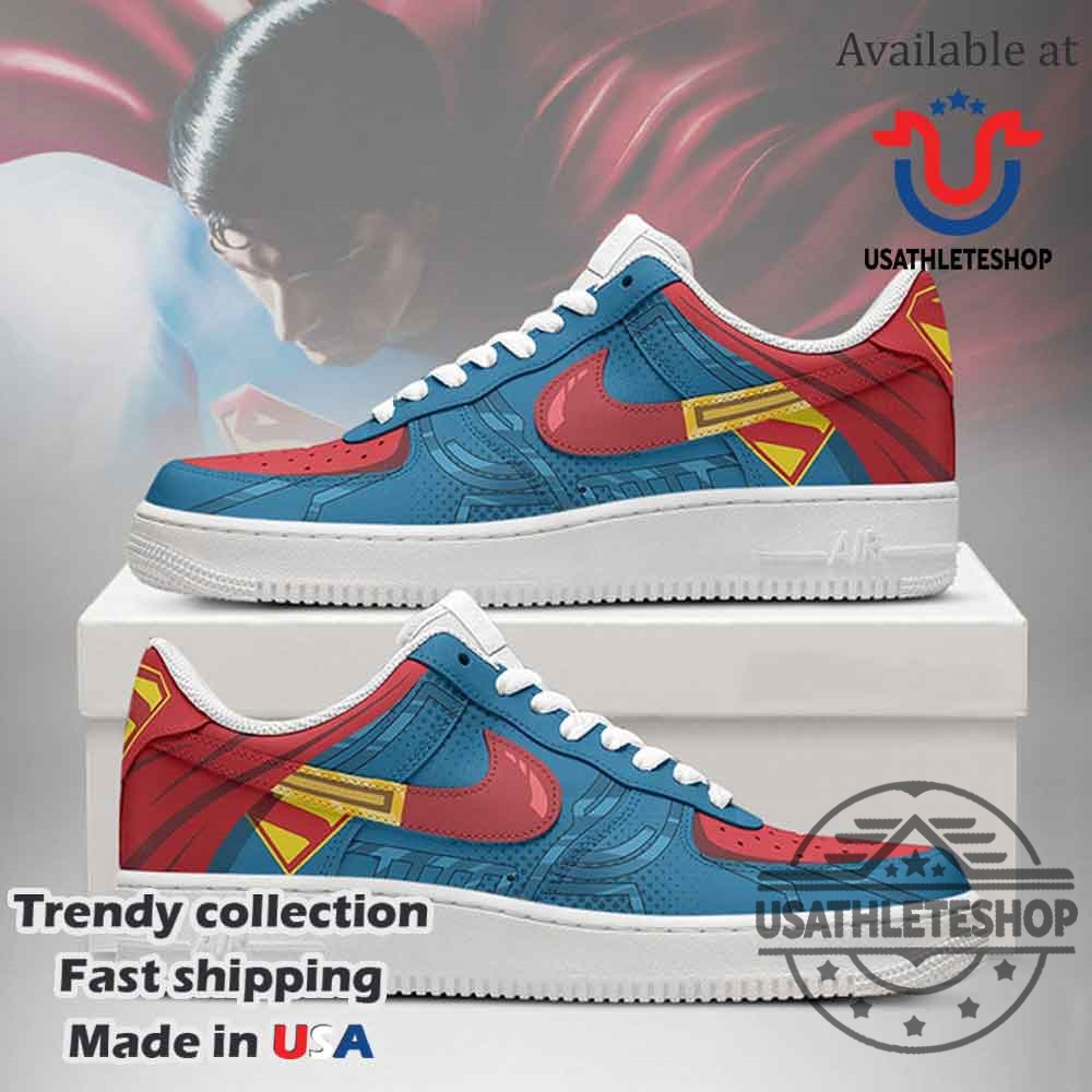 Superman Movie Nike Air Force 1 Shoes Low Top