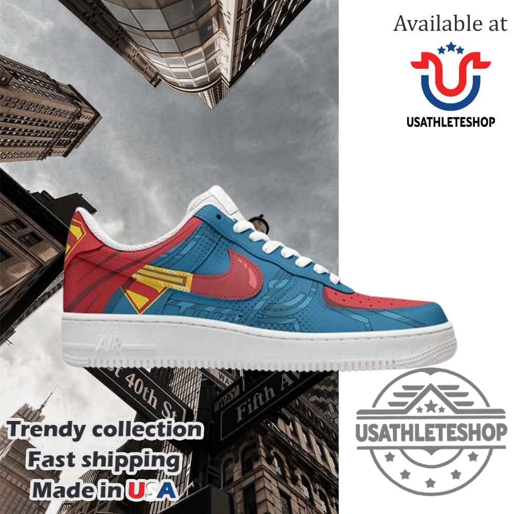 Superman Movie Nike Air Force 1 Shoes Low Top 5 SuperMan Movie Nike Air Force 1 Shoes Low Top