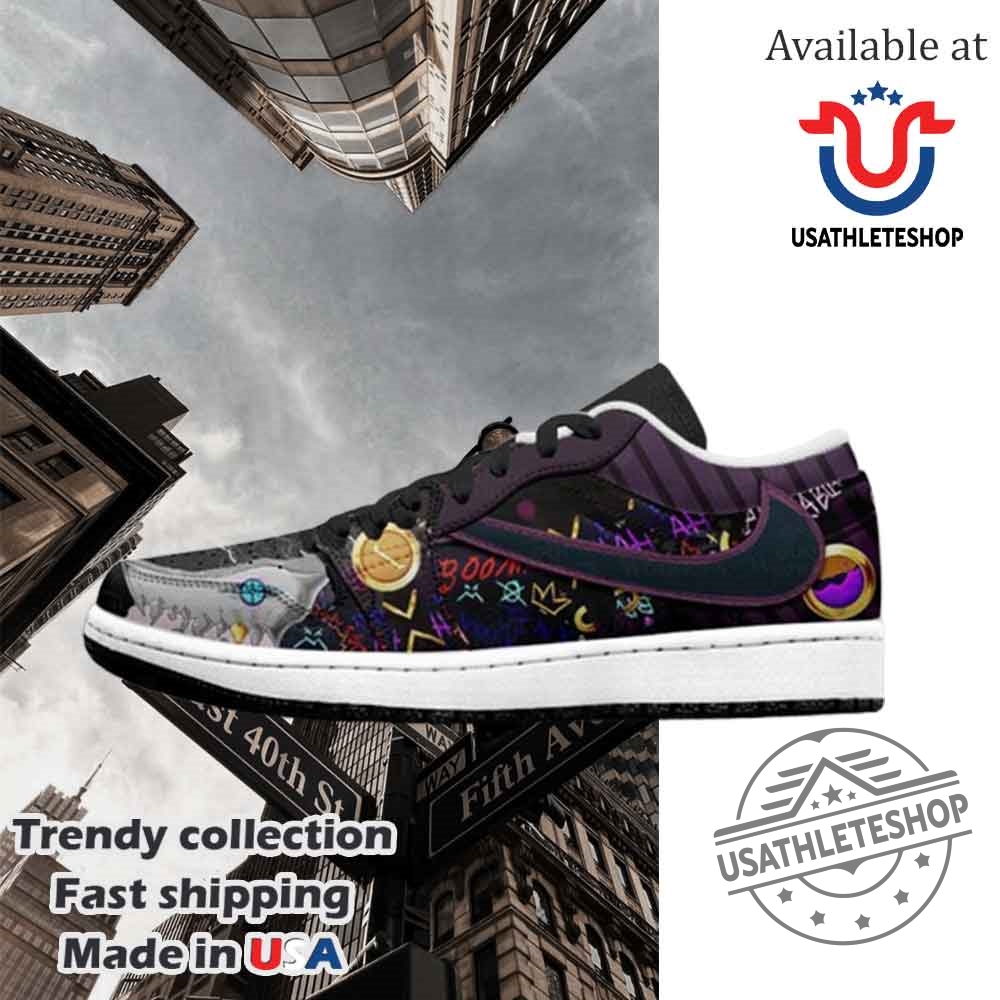 League Of Legends Jinx Dark Arcane Inspired Custom Shoes 5 League of Legends Jinx Dark Arcane Inspired Custom Shoes