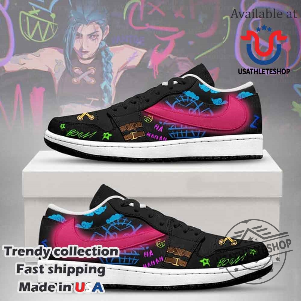 League Of Legends Arcane Jinx Art Sneakers