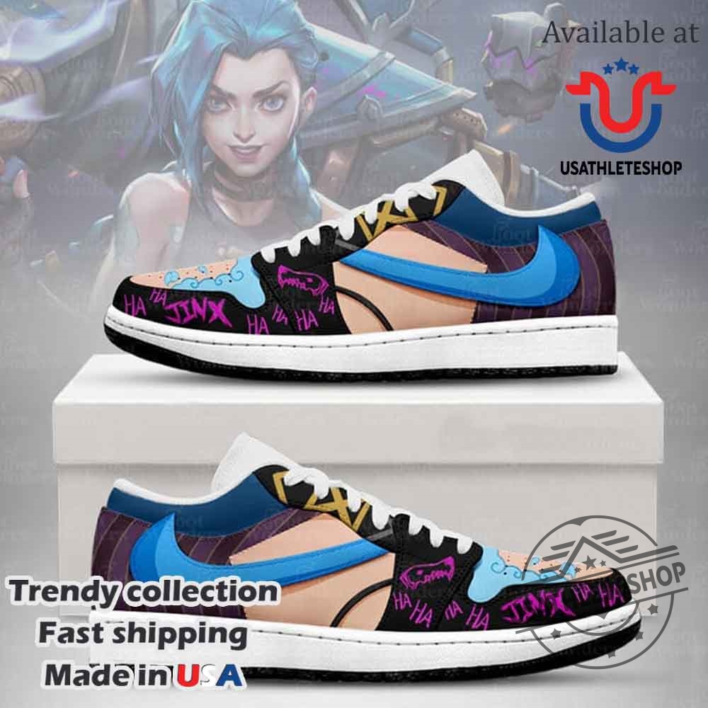 Custom Nike Dunk Low Jinx Arcane Edition League Of Legends Inspired Sneakers