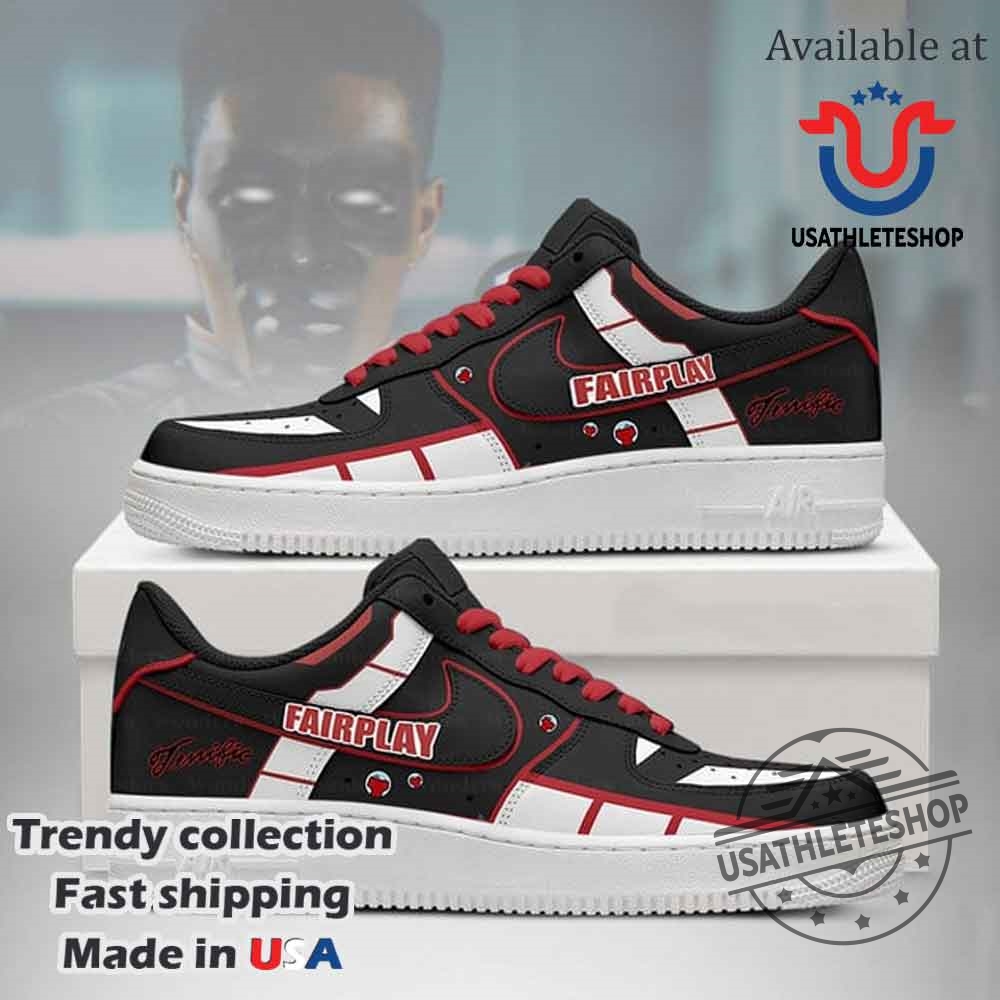 Nike Air Force 1 Custom Fair Play And Terrific Design Sneakers