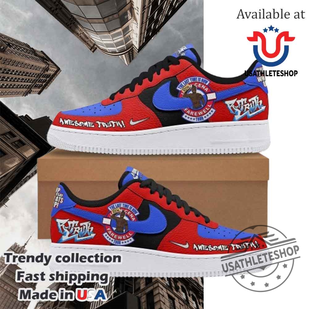 Wwe Rtruth Awesome Truth Nike Air Force 1 Wrestling Fan Sneakers