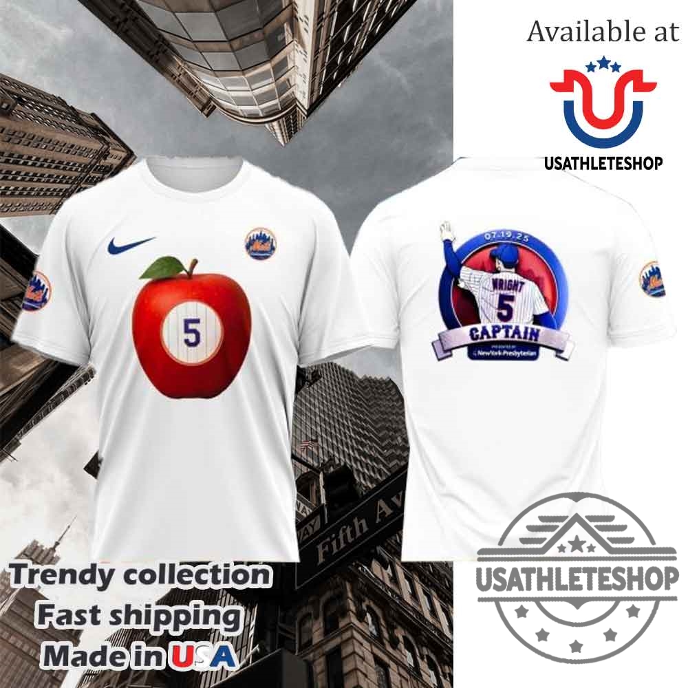 New York Mets Legend David Wright Tribute Tshirt