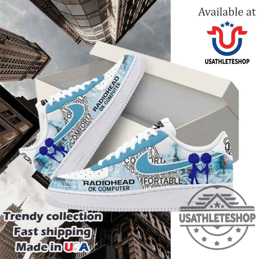 Radiohead Ok Cfomputer Air Force 1 Shoes