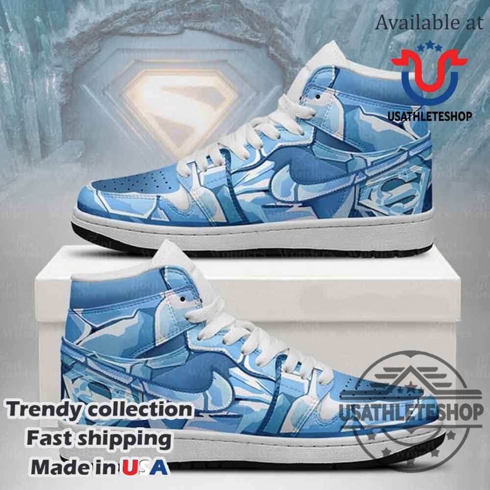 Fortress Of Solitude Superman Jordan 1 High Top Shoes