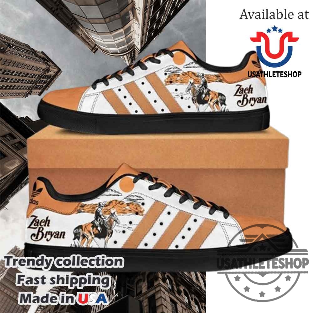 Zach Bryan Something In The Orange Fan Stan Smith Shoes