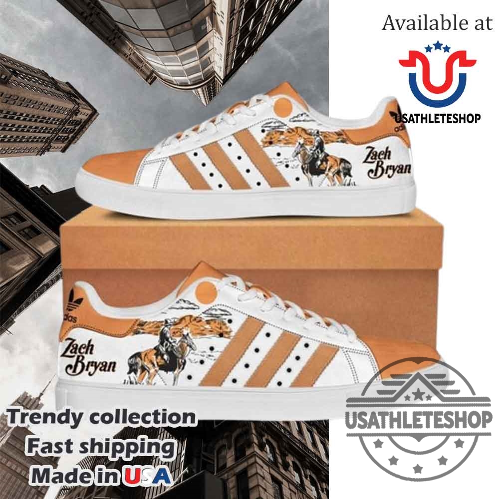 Zach Bryan Something In The Orange Fan Stan Smith Shoes 4 Zach Bryan Something In The Orange Fan Stan Smith Shoes