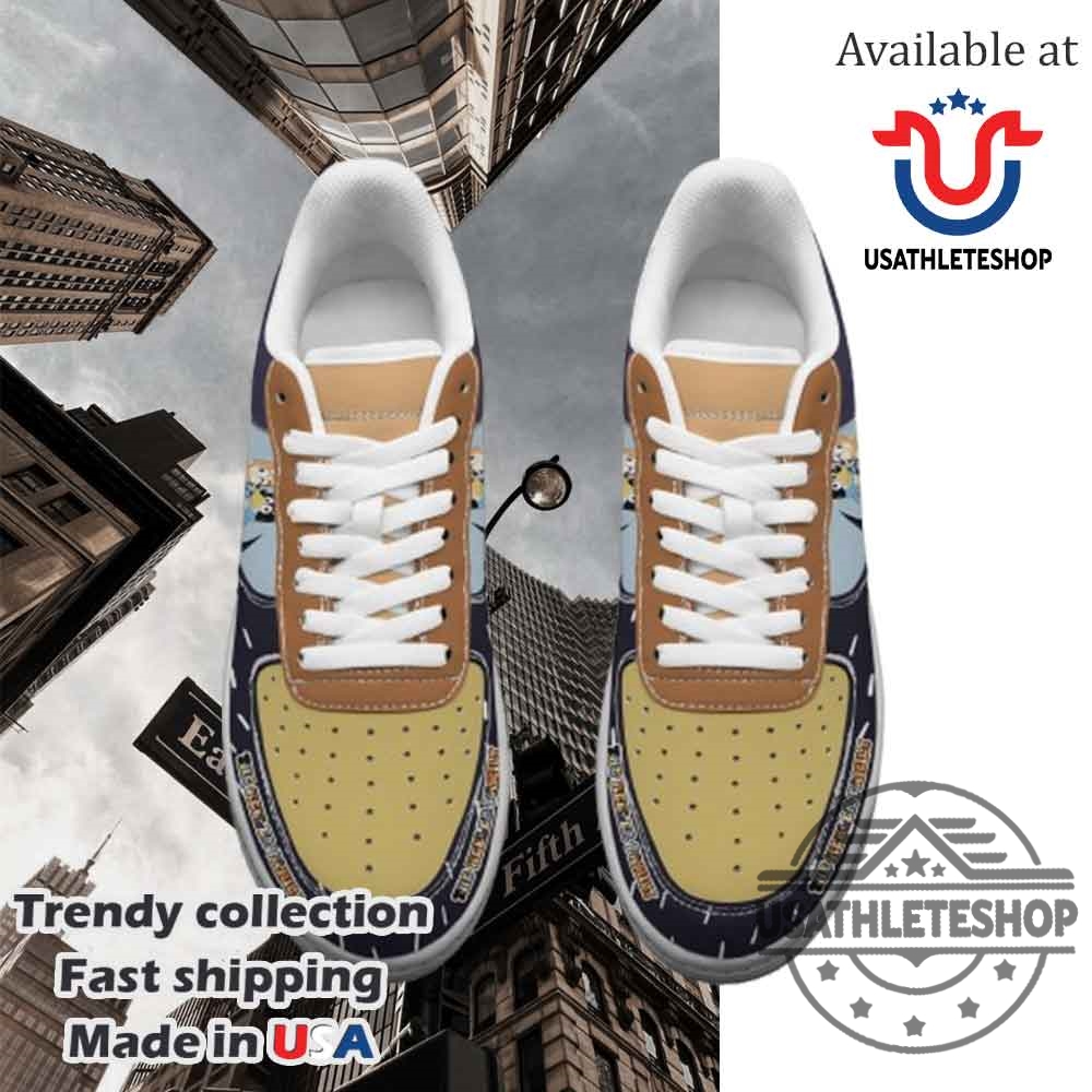Bluey Nike Air Force 1 Lowtop Sneakers Shoes 3 Bluey Nike Air Force 1 Low-Top Sneakers Shoes