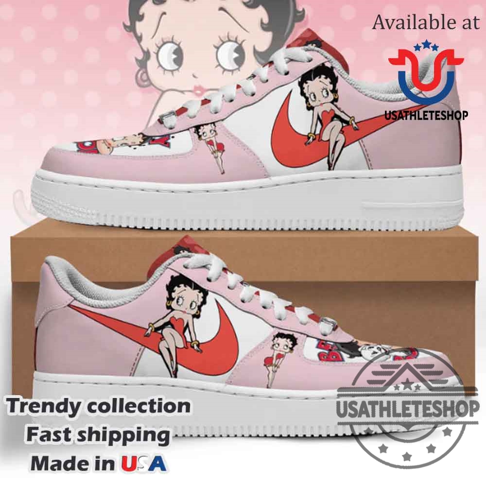 Betty Boop Nike Air Force 1 Lowtop Sneakers Shoes