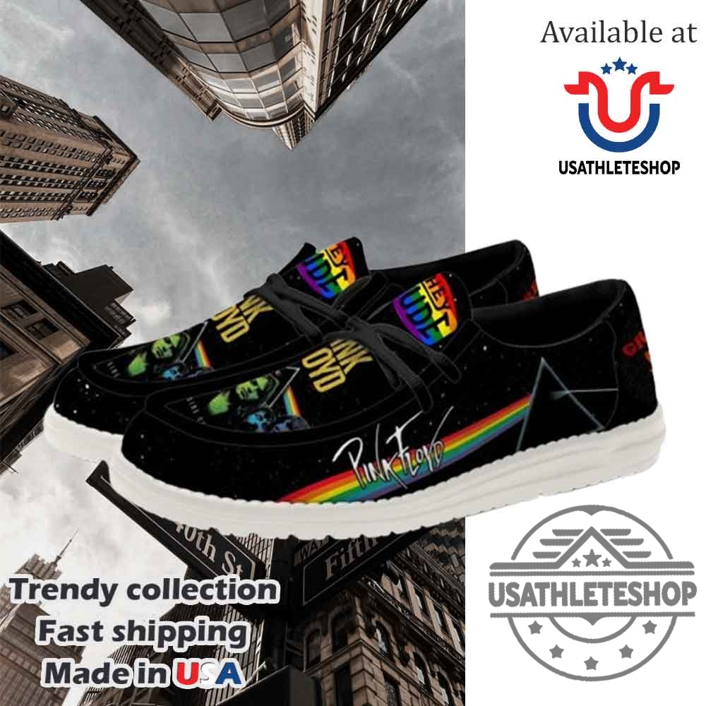 "Top Trendy Music-Inspired Sneakers: Black Sabbath, Bad Bunny, Ozzy" 9 Pink Floyd Dark Side Of The Moon Loafer Shoes