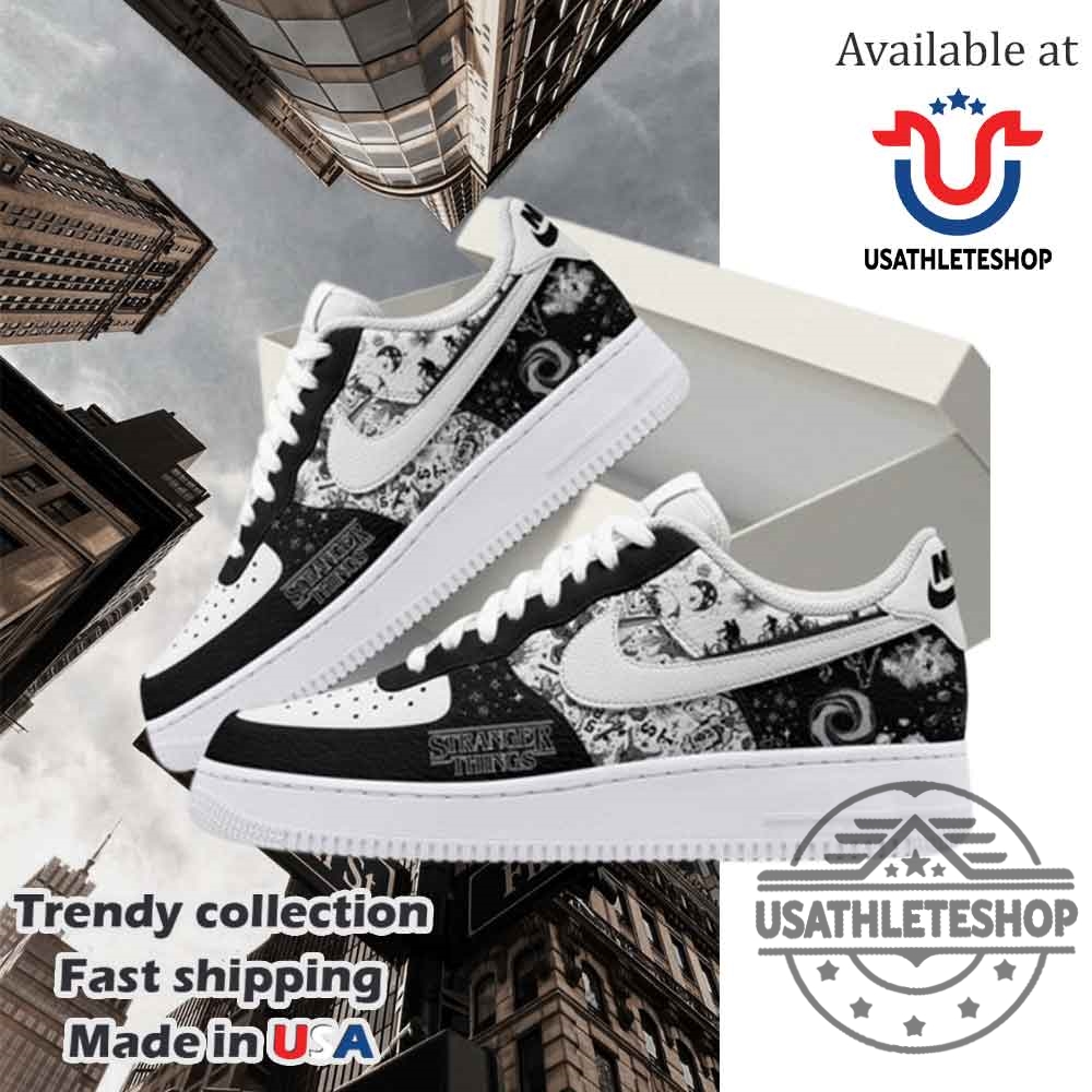 "Top Trendy Music-Inspired Sneakers: Black Sabbath, Bad Bunny, Ozzy" 10 Stranger Things Upside Down Nike Air Force 1 Shoes