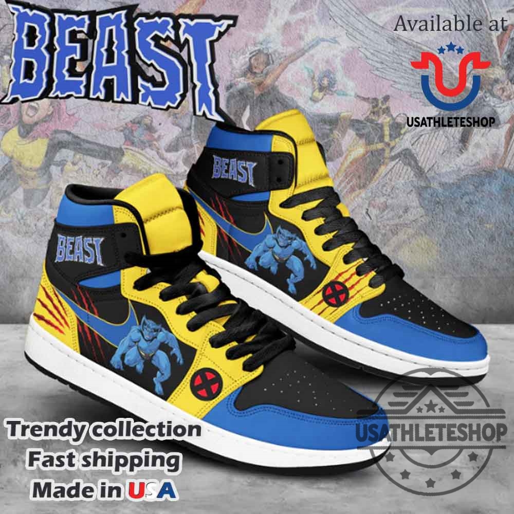 "Top Trendy Music-Inspired Sneakers: Black Sabbath, Bad Bunny, Ozzy" 12 Beast Air Jordan 1 High Sneakers Shoes