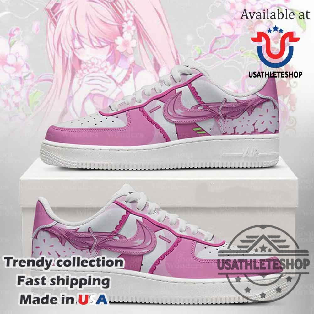 "Top Trendy Music-Inspired Sneakers: Black Sabbath, Bad Bunny, Ozzy" 16 Miku Sakura Vocaloid Nike Air Force 1 Shoes