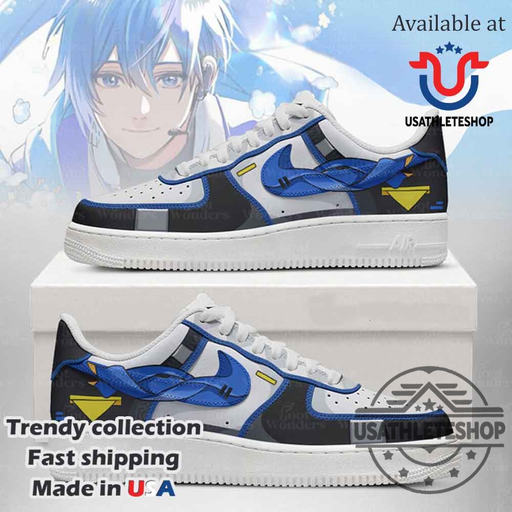Kaito Vocaloid Nike Air Force 1 Shoes