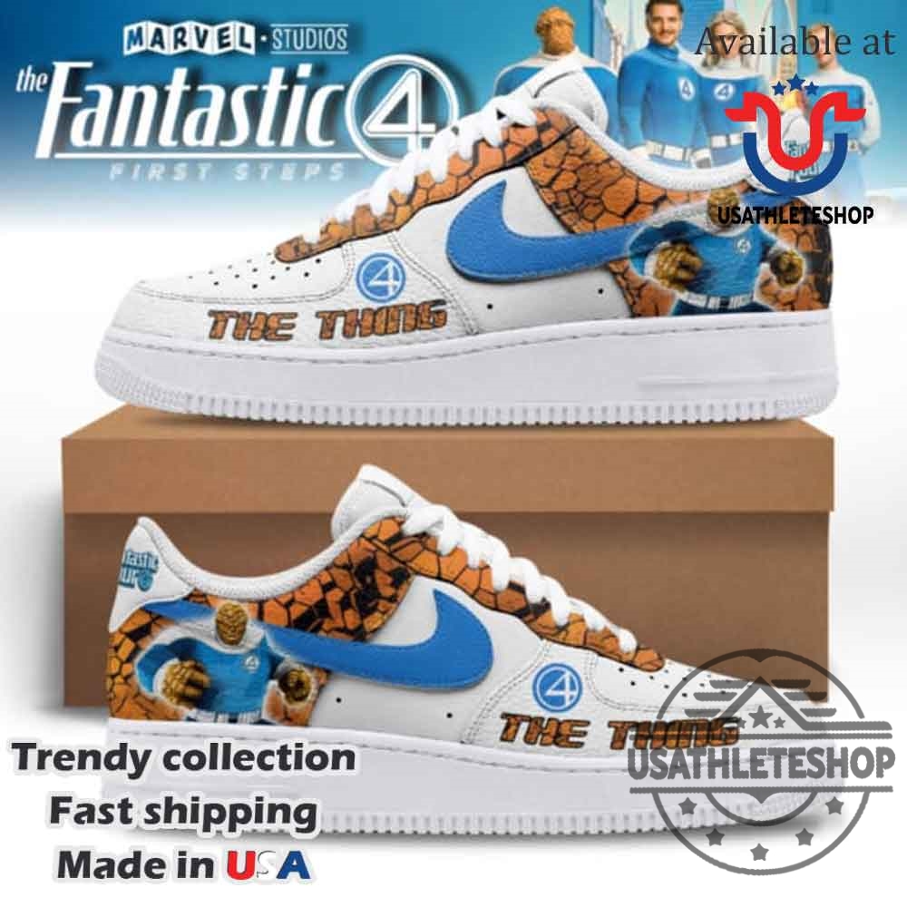 Fantastic-Four-The-Thing-Custom-Nike-Air-Force-1-Sneakers-Marvel-Superhero-Shoes-usathleteshop_1