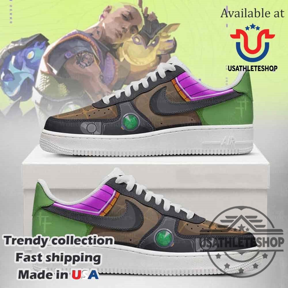 "Top 5 Custom Nike Air Force 1 Sneakers for Fans" 9 Gekko Valorant Nike Air Force 1 Shoes