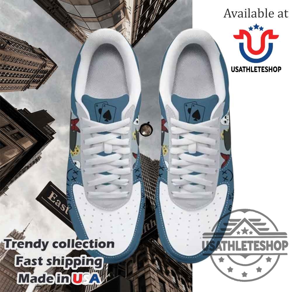 Post Malone Posty Nike Air Force 1 Shoes 4 Post Malone Posty Nike Air Force 1 Shoes