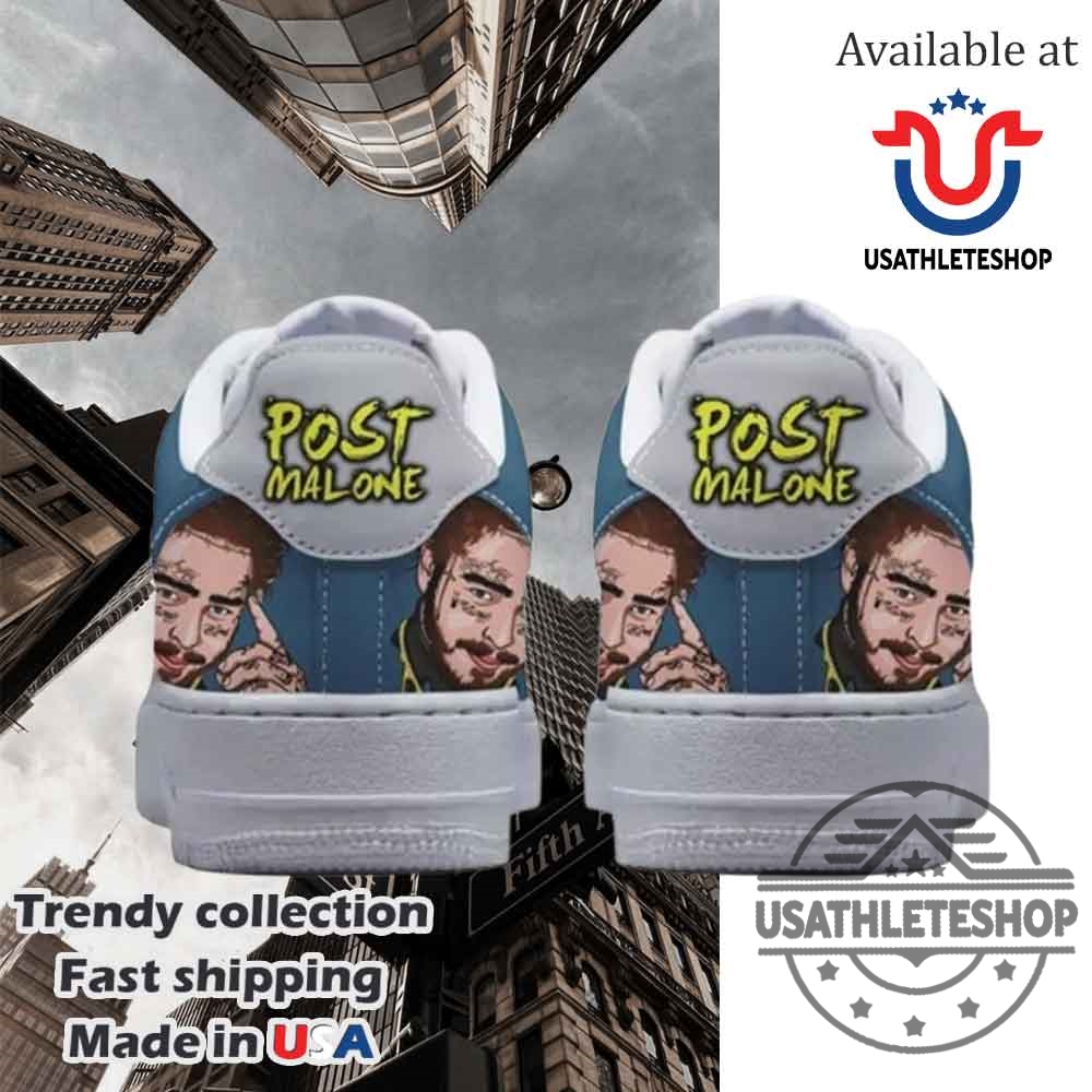 Post Malone Posty Nike Air Force 1 Shoes 5 Post Malone Posty Nike Air Force 1 Shoes