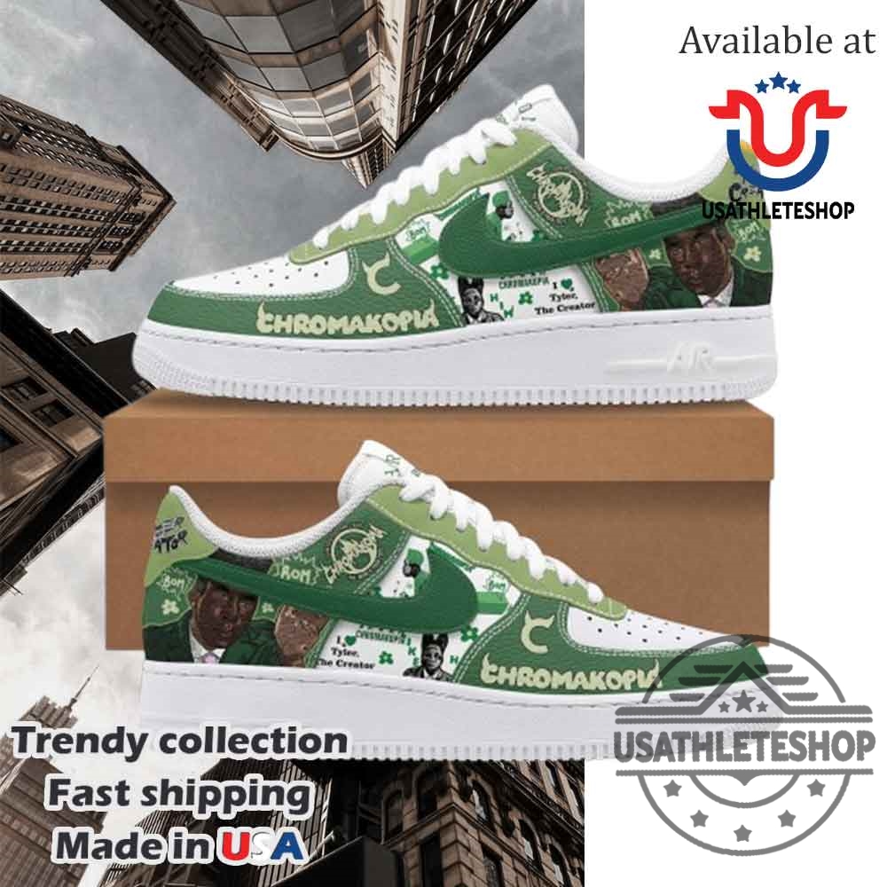 Tyler The Creator Chromakopia Air Force 1 Running Sneakers Shoes