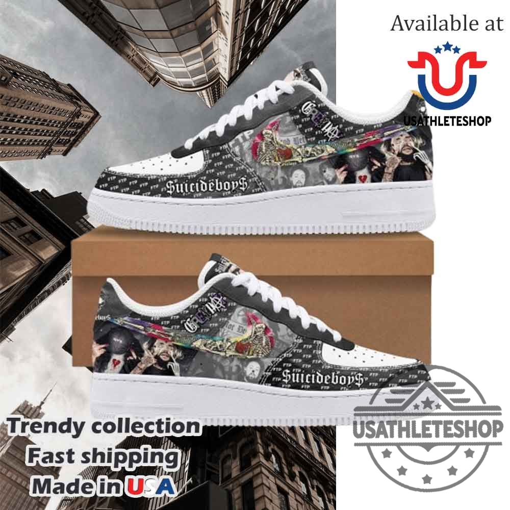 Uicideboy Grey Day Air Force 1 Sneakers Shoes