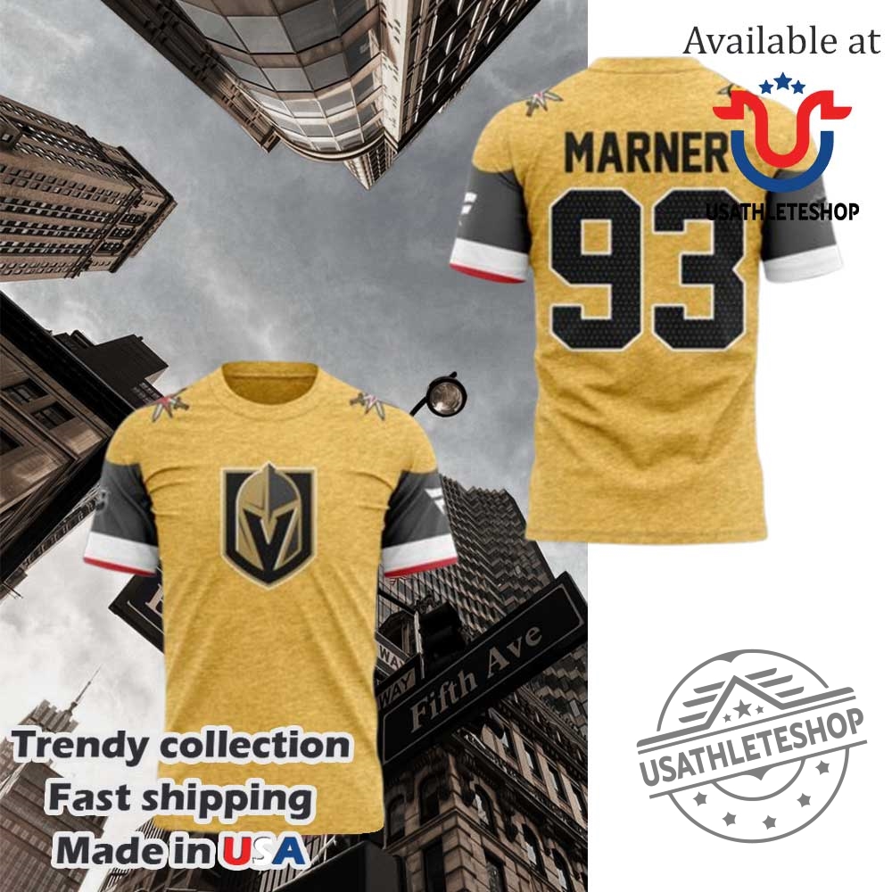 Vegas Golden Knights Mitch Marner Home Breakaway 2025 T Shirt
