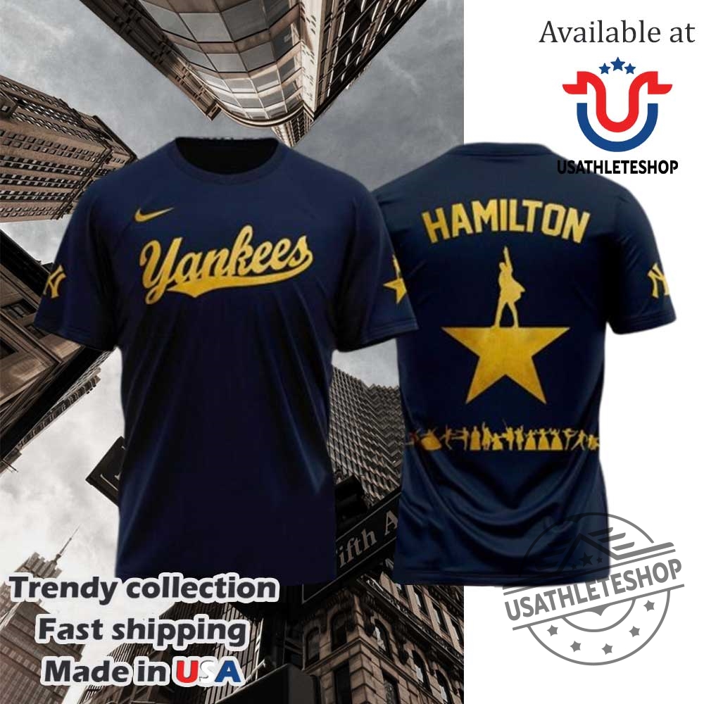 New York Yankees Hamilton 2025 Tshirt