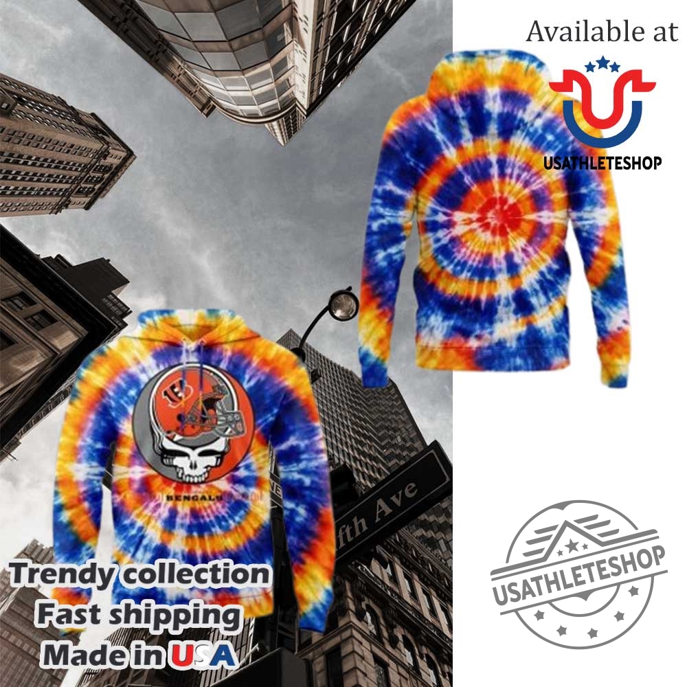 Cincinnati Bengals X Grateful Dead Limited Edition 2025 Hoodie Set