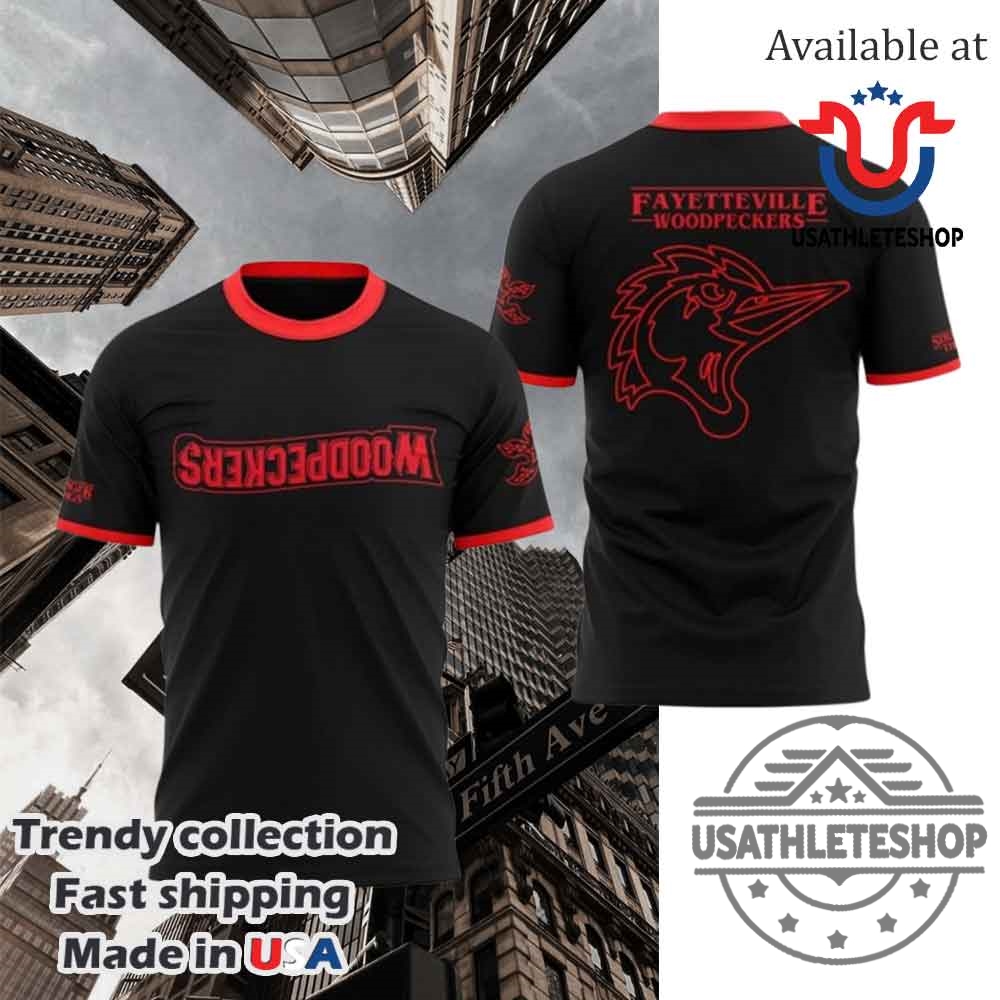 Fayetteville Woodpeckers Stranger Things 2025 Shirt
