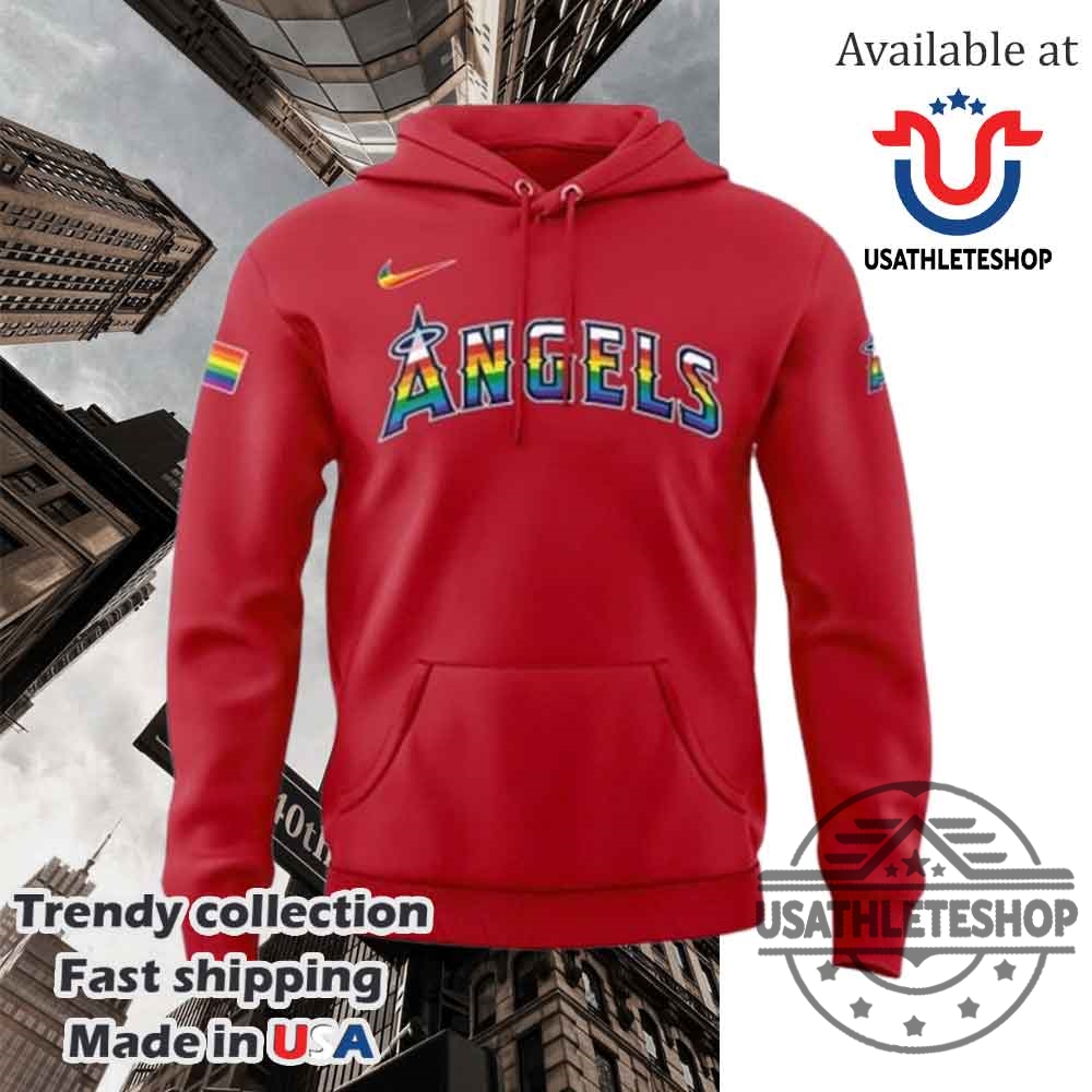 La Angels Pride Night Hoodie 3 LA Angels Pride Night Hoodie