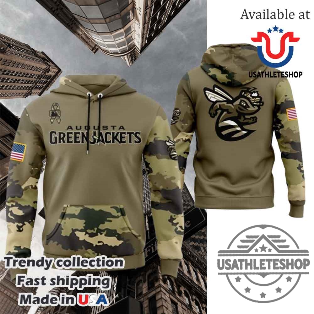 Augusta Greenjackets Military Appreciation Night Hoodie