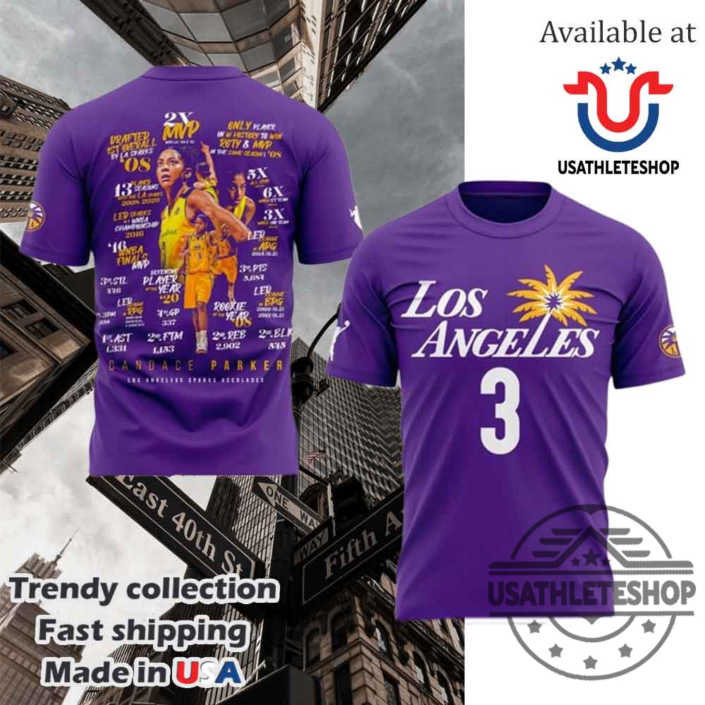"Top 2025 Sports Hoodies and Shirts for Fans and Events" 13 Los Angeles Sparks Candace Parker Mvp Tshirt