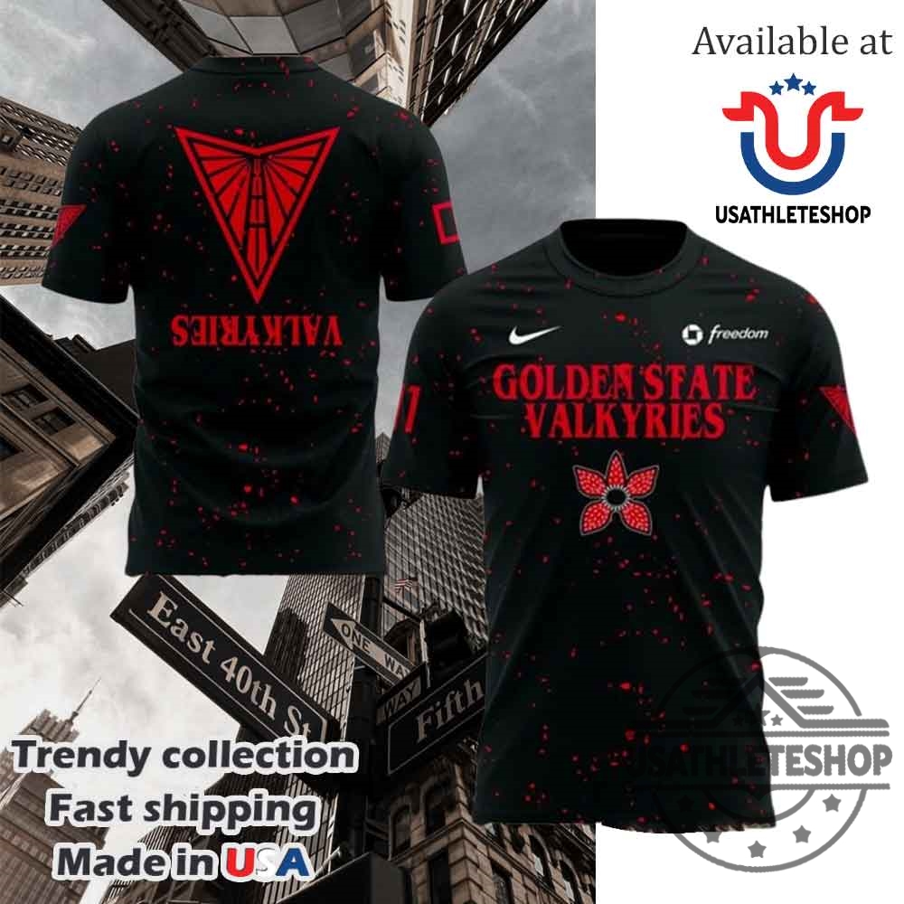 "Top 2025 Sports Hoodies and Shirts for Fans and Events" 16 Golden State Valkyries Stranger Things Rebel Swingman Tshirt