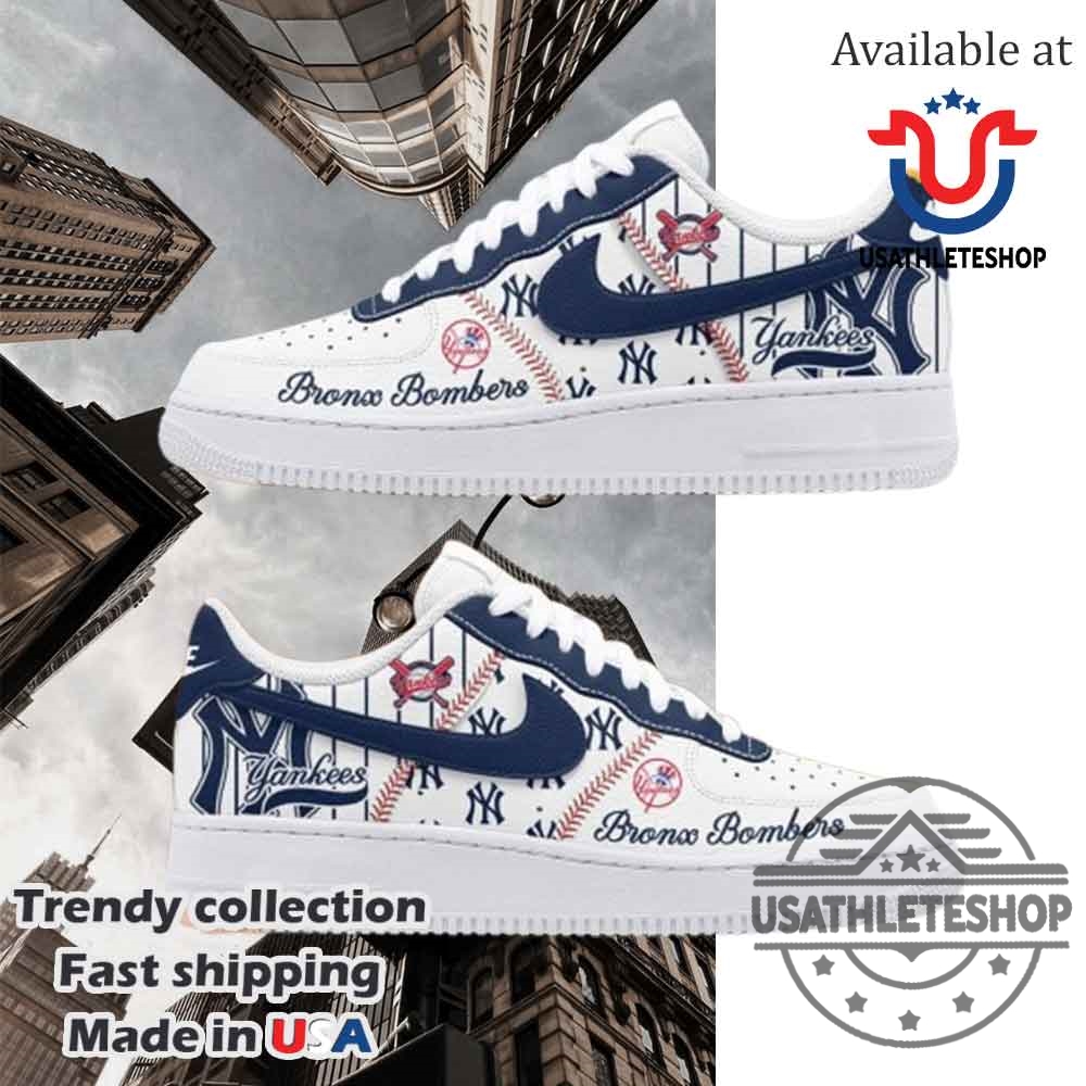 "Top 5 Custom Nike Air Force 1 Sneakers for 2025" 4 New York Yankees Bronx Bombers Nike Air Force 1 Sneakers Shoes
