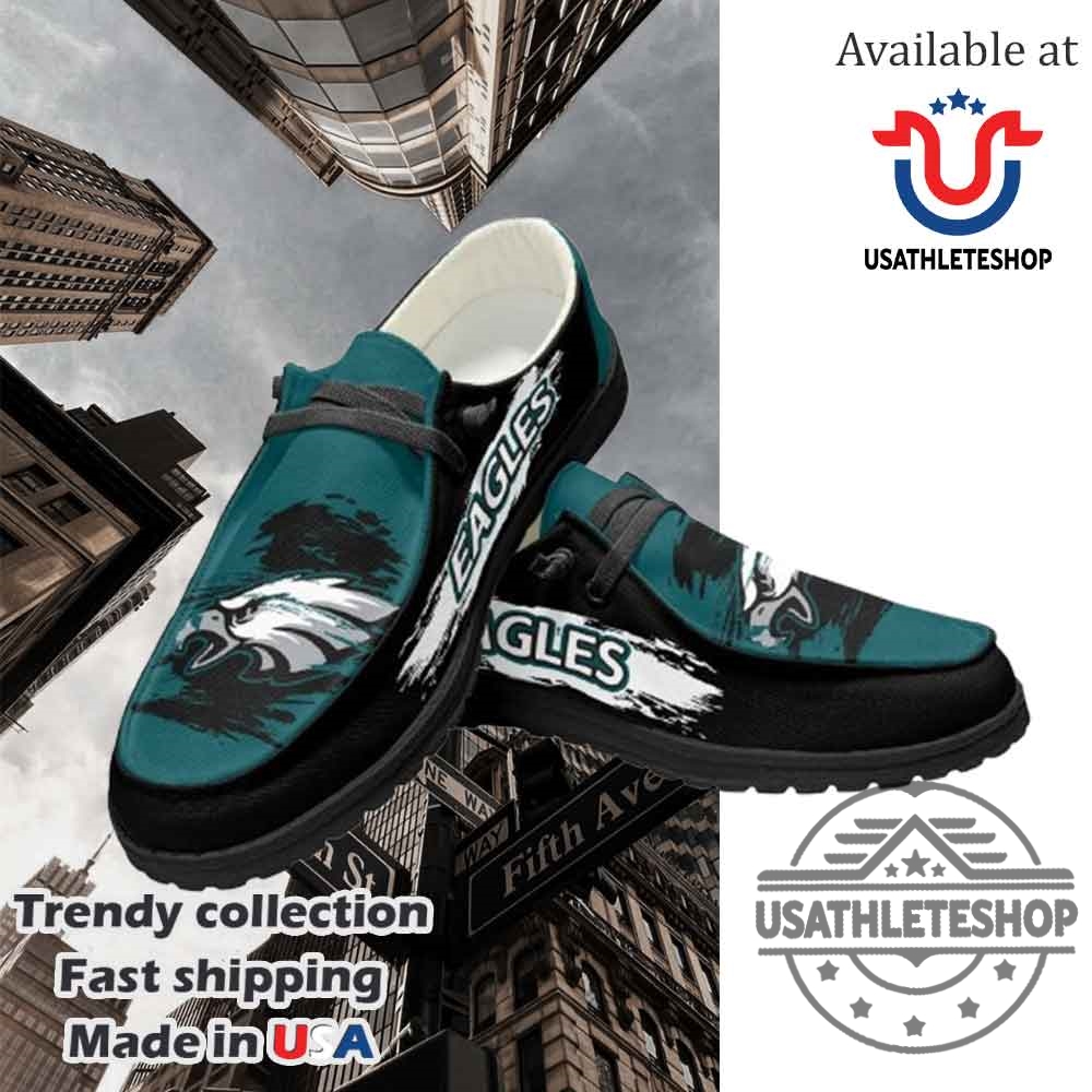 Philadelphia Eagles Nfl Personalized Hey Dude Sports Shoes